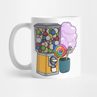 Candy cartoon illustration Mug